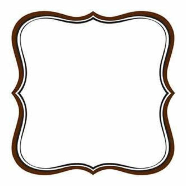Jenni Bowlin - Die Cut Brown Label 12X12 Paper