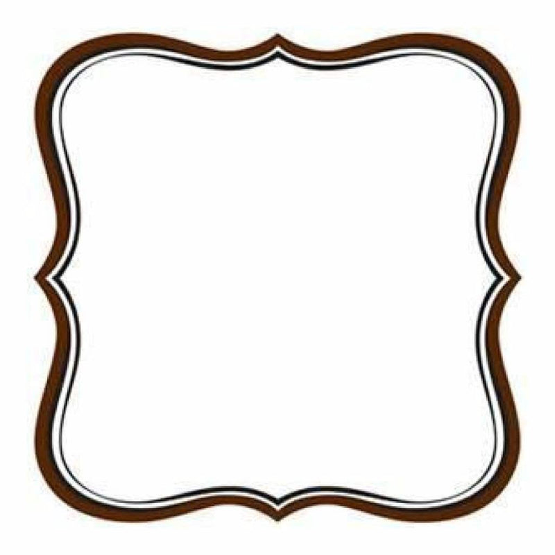 Jenni Bowlin - Die Cut Brown Label 12X12 Paper