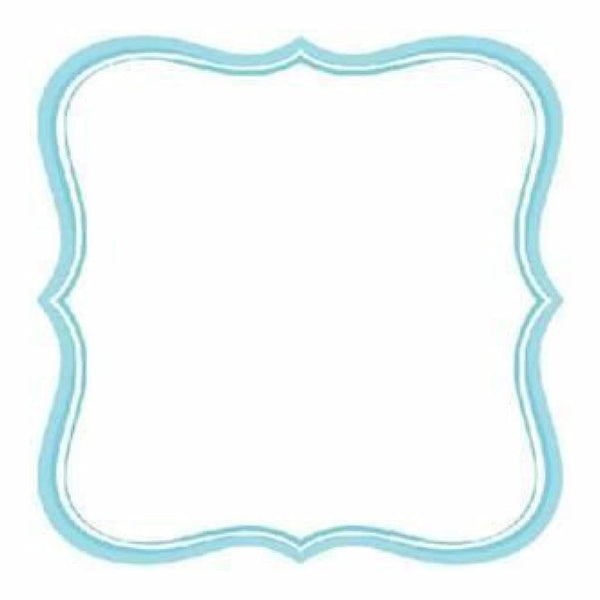 Jenni Bowlin - Die Cut Turquoise Label 12X12 Paper