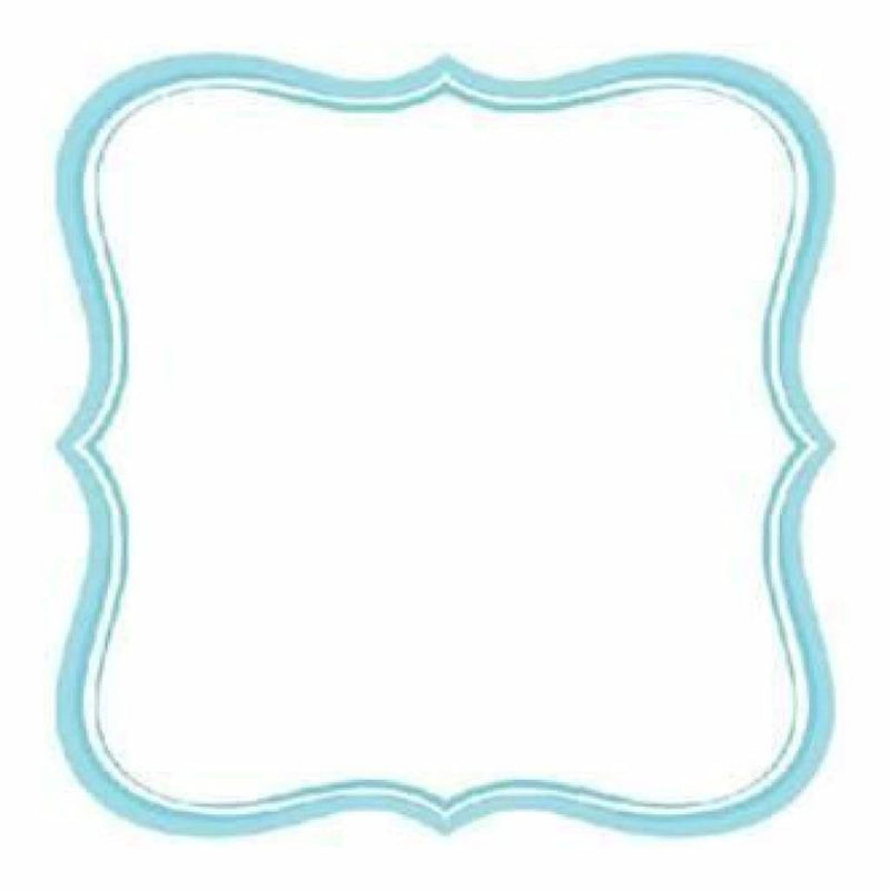 Jenni Bowlin - Die Cut Turquoise Label 12X12 Paper