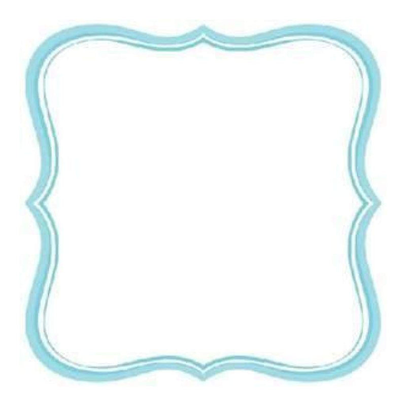 Jenni Bowlin - Die Cut Turquoise Label 12X12 Paper