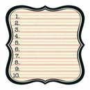 Jenni Bowlin - Extension - Die Cut Numbered Label 12X12 Paper