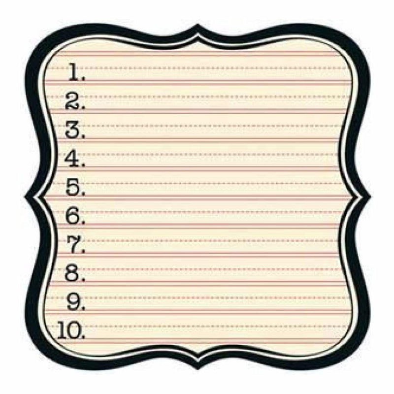 Jenni Bowlin - Extension - Die Cut Numbered Label 12X12 Paper