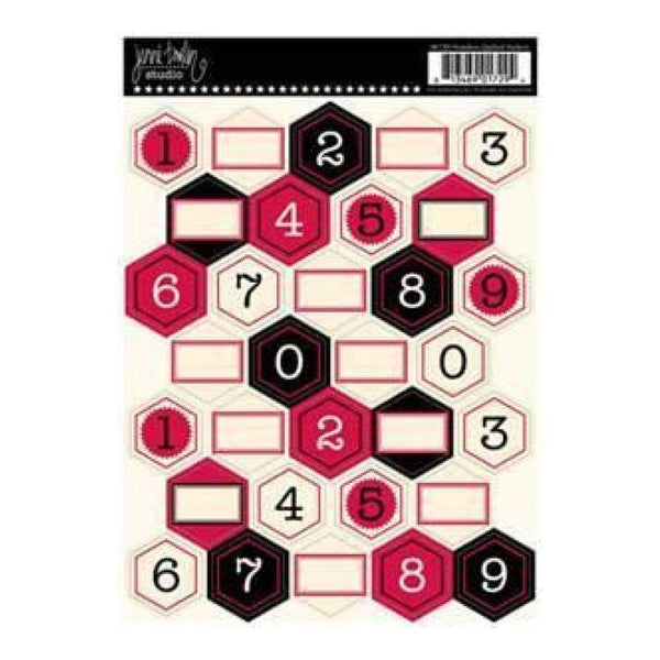 Jenni Bowlin - Quilted Stickers - Numbers