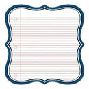 Jenni Bowlin Studio - Die Cut Navy Lined Label 12X12 Paper