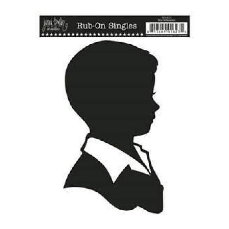 Jenni Bowlin Studio - Rub-On Singles - Boy Silhouette