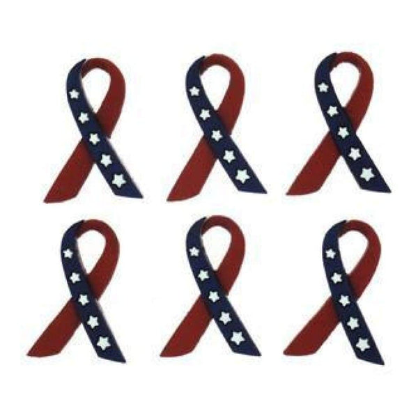 Jesse James Dress It Up Buttons  - Awareness Ribbon American