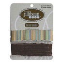 Jillibean-Soup - Bean Stalks Ribbon - Multi Stripe 1Yd Twill- 3Yds Twine
