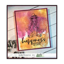 Picket Fence Studios 4 inch X 6 inch Stamp Set Happiness Belongs To You