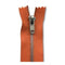 Junkitz - 12 Inches  Copper Metal Zipper