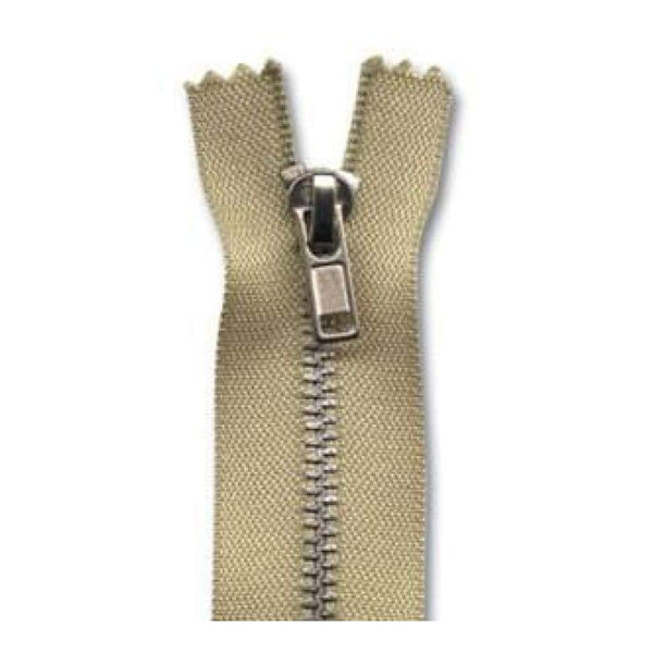 Junkitz - 12 Inches  Moss Metal Zipper