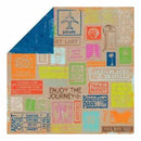 Junkitz - Destination Collage 12X12 D/Sided Paper (Pack Of 10)