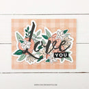 Concord & 9th Clear Stamps 4inch X6inch & 6inch X8inch - Just Love*