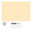 Kaiser Craft - Card & Envelopes Pack Square - Cream