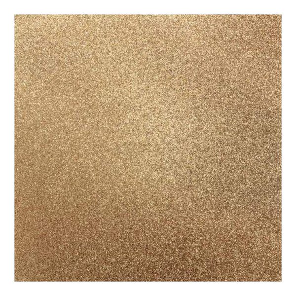 Kaisercraft Glitter Cardstock 12 inch X12 inch - Bronze