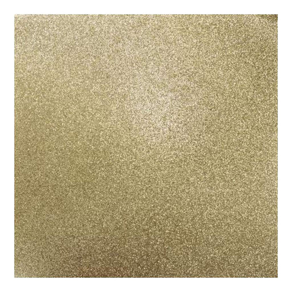 Kaisercraft Glitter Cardstock 12 inch X12 inch - Champagne