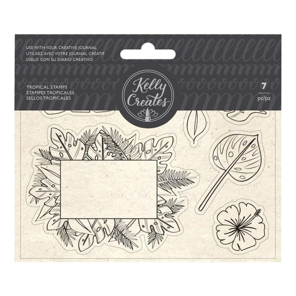 Kelly Creates Acrylic Traceable Stamps - Tropical