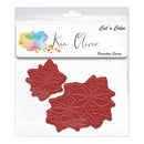 Ken Oliver Cut n Color Cling Stamp Double Poinsettia