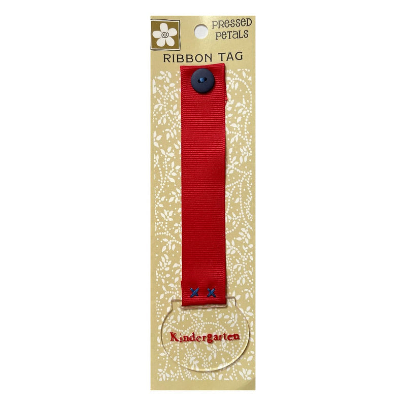 Pressed Petals Ribbon Tag - Kindergarten*