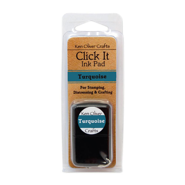 Ken Oliver Click It Dye Ink Pad - Turquoise