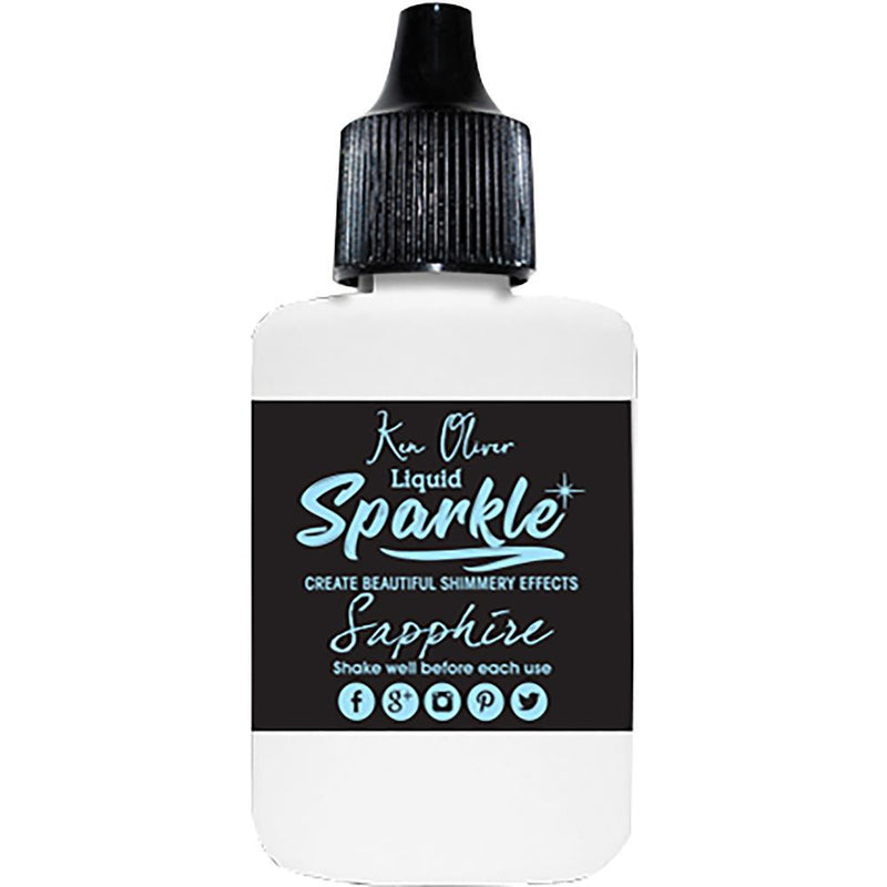 Ken Oliver Liquid Sparkle .5fl oz - Sapphire