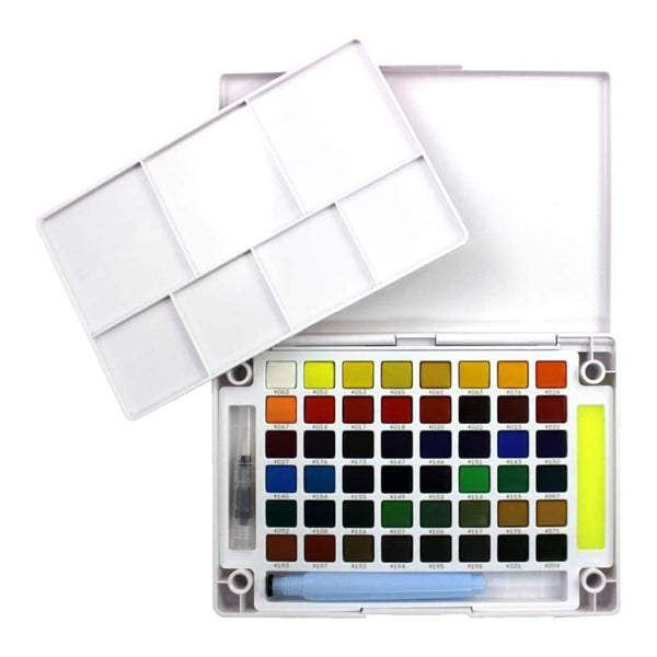 Koi Watercolor Pocket Field Sketch Box - 48 Colours - Assorted Colours