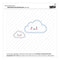 Lawn Cuts Custom Craft Die Stitched Cloud Frames*