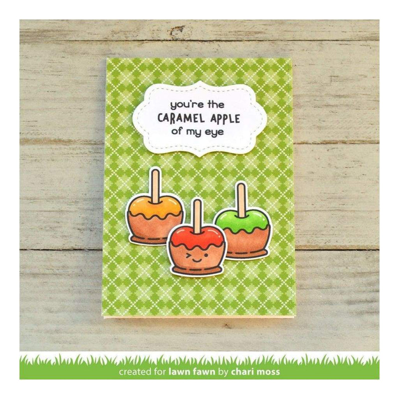 Lawn Fawn Clear Stamps 3inch X2inch Caramel Apple*