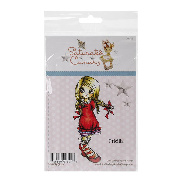 Saturated Canary Cling Stamp 4 X 7 inch Pricilla