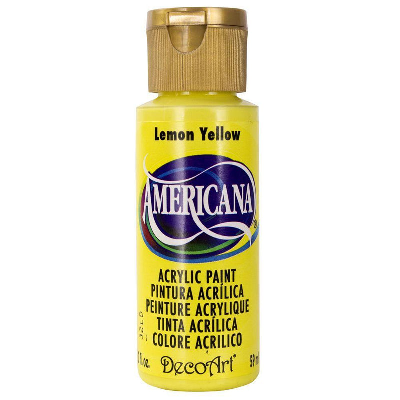 Americana Acrylic Paint 2oz - Golden Yellow