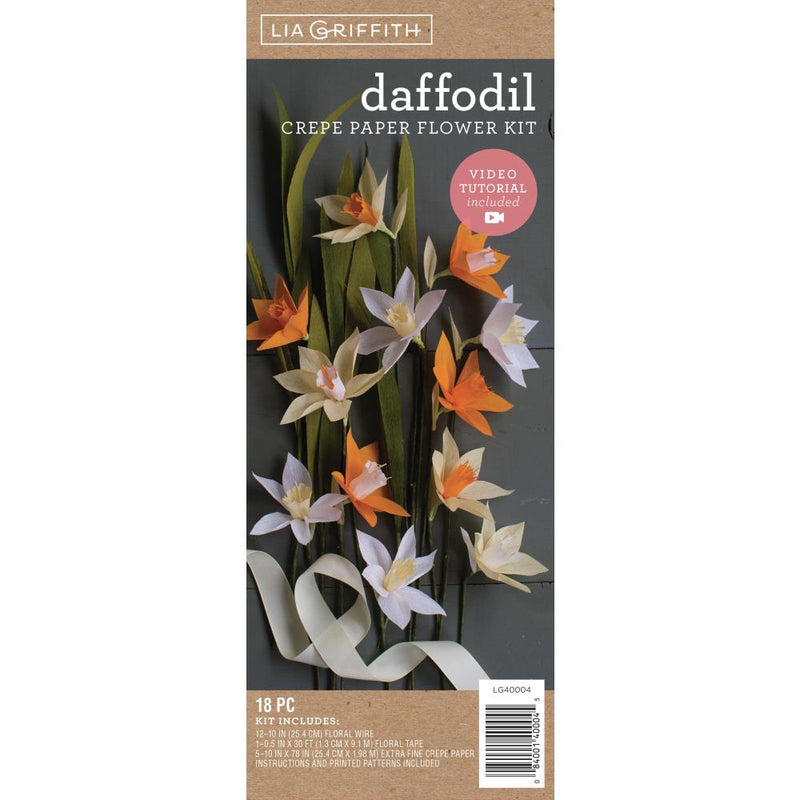 Lia Griffith - Crepe Paper Flower Kit Daffodil