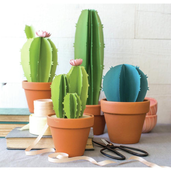 Lia Griffith Paper Stack 8.5 inch X11 inch 24 pack Mini Cacti