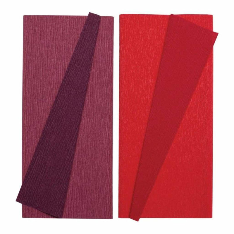 Lia Griffith - Double-Sided Extra Fine Crepe Paper 2 pack - Sangria/Aubergine & Cherry/Raspberry