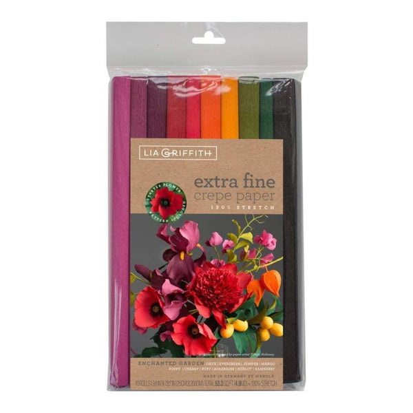 Lia Griffith - Extra Fine Crepe Paper 10 pack - Enchanted Garden