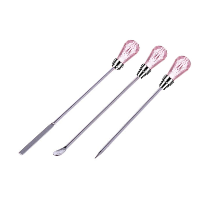 Poppy Crafts Resin Craft Tool 3 Pack - Light Pink