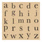 Li'l Davis Designs - Monogram Paper- Tan And Blk (Pack Of 10)