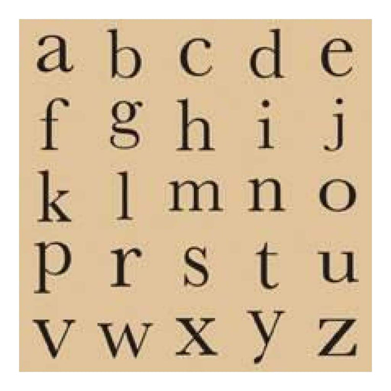 Li'l Davis Designs - Monogram Paper- Tan And Blk (Pack Of 10)
