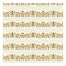 Li'l Davis - Vbilt 12X12 Patterned Paper Stripe Ivory (Pack Of 10)