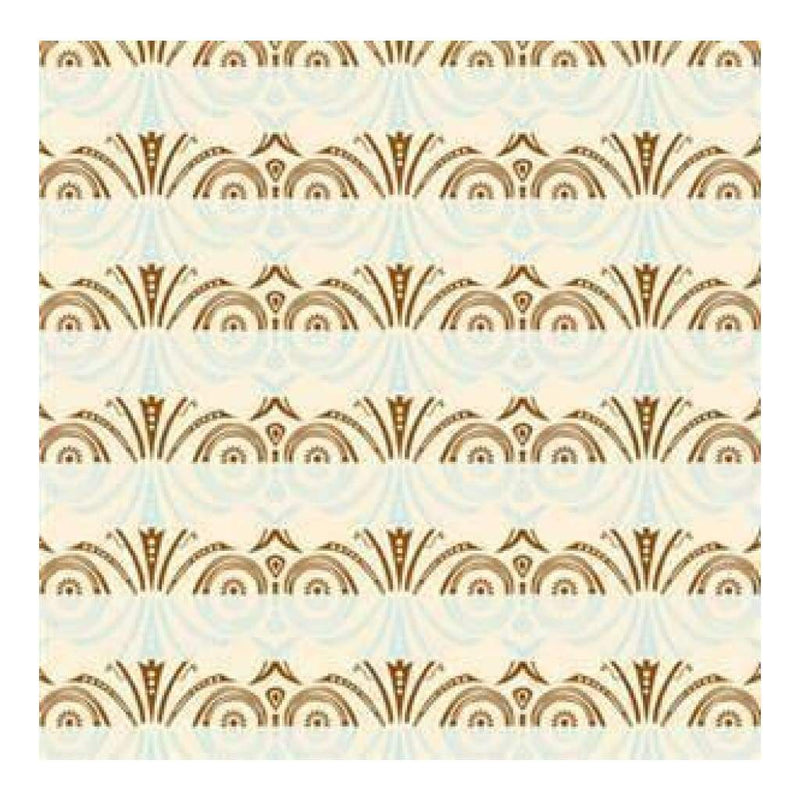 Li'l Davis - Vbilt 12X12 Patterned Paper Stripe Ivory (Pack Of 10)