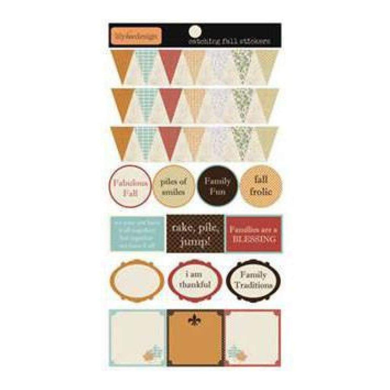 Lily Bee Design - Catching Fall - Cardstock Stickers