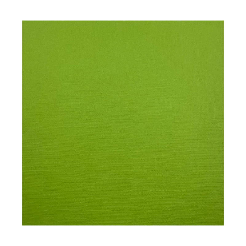 American Crafts - Textured Cardstock 12"x12" - Lime Cordial