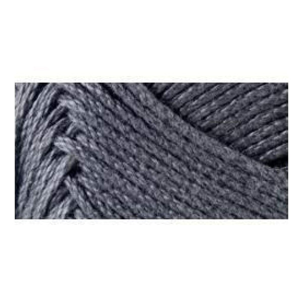 Lion Brand 24/7 Cotton Yarn - Charcoal - 3.5oz/100g