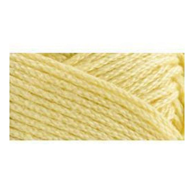 Lion Brand 24/7 Cotton Yarn - Lemon - 3.5oz/100g