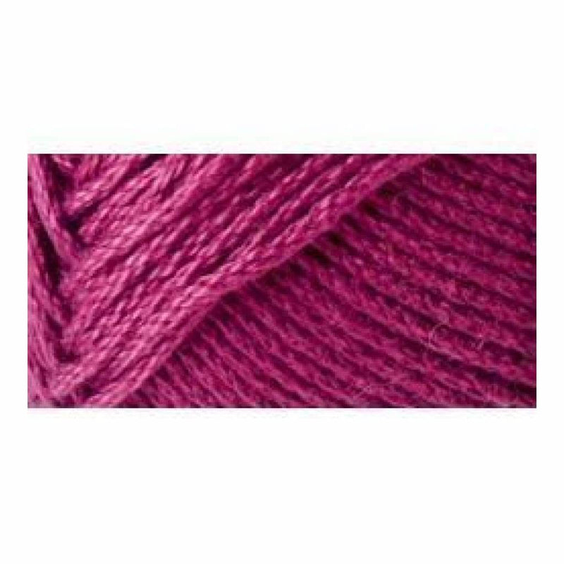 Lion Brand 24/7 Cotton Yarn - Magenta - 3.5oz/100g