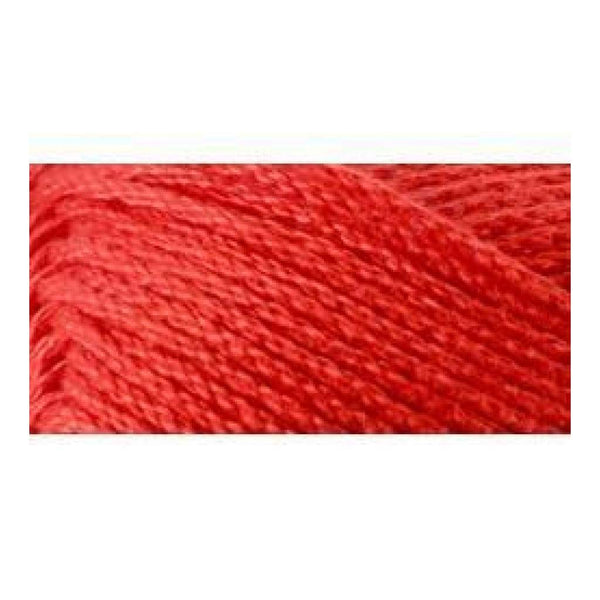Lion Brand 24/7 Cotton Yarn - Red - 3.5oz/100g
