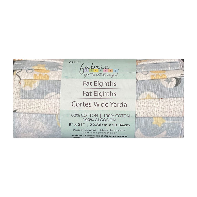 Fabric Palette Fat Eighths 9"x21" - 1 Bundle (8pcs) - Colours and Patterns - Baby Lion*