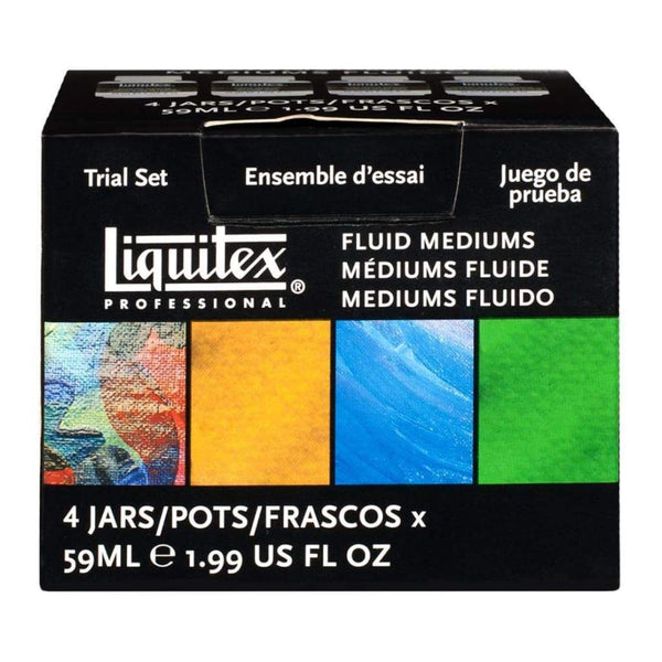 Liquitex Acrylic Mediums Trial Set Fluids