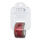 Little B Decorative Foil Tape 25Mmx10m - Wing Heart Red Foil/Kraft
