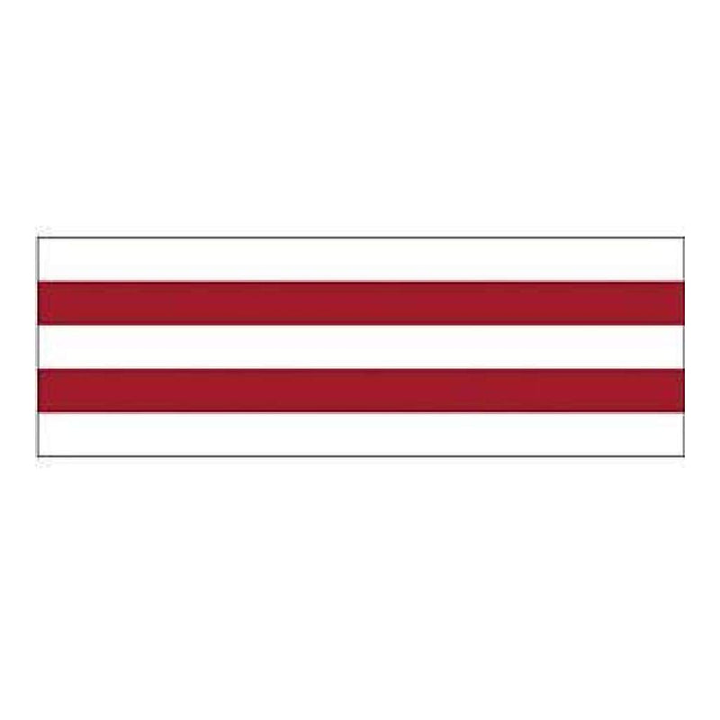 Little B Foil Tape 15Mmx10m - Red Mono Stripe