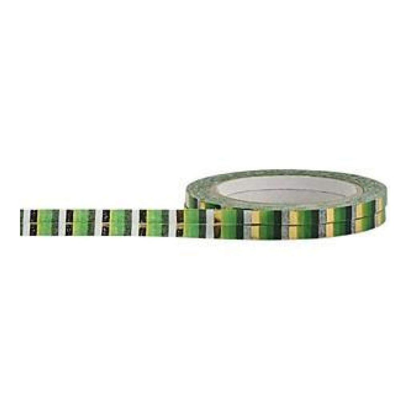 Little B Foil Tape 3Mmx20m - Gold & Green Stripes